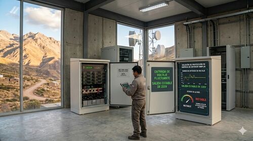 最新の会社の事例について 南米における送電網変動の緩和