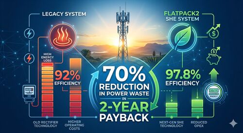 最新の会社の事例について Reducing OPEX in High Energy Cost Regions: Rectifier Upgrade Paths for South American Operators
