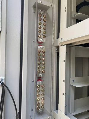 2.1Mの二重壁の屋外の電気通信のキャビネット42UネットワークのキャビネットDC48V