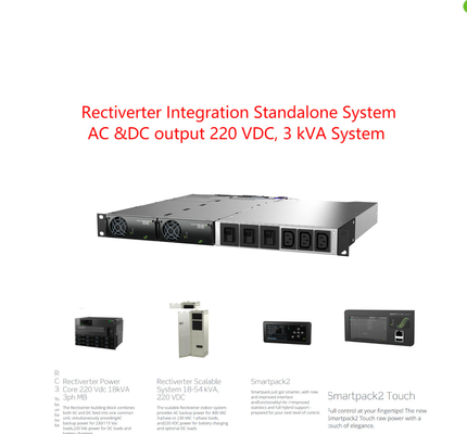Eltek独立Rectiverterの総合システム3kva 1段階220 Vdc
