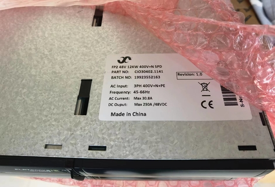 エルテック 48V 12KW 統合DC通信電源システム 2U フラットパック2 250A DCシステム CIO30402.XXXX
