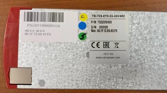 CE+T ブランド TSI 監視ユニット T2S ETH 2U 24V/48V P/N T322010100