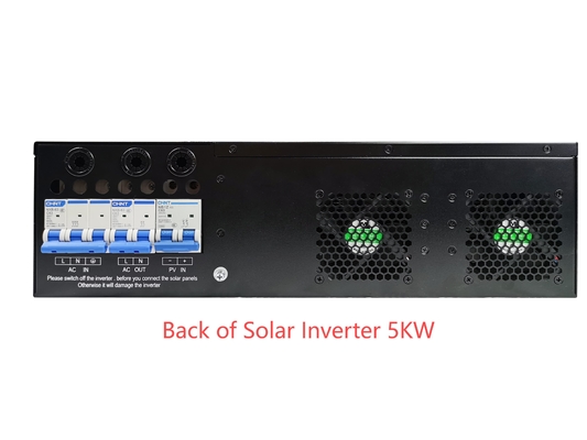 ラックマウント 純シナウェア ハイブリッド太陽光インバーター 5KW PV 150/500Vdc 220/230Vac 輸出 BTS用のWifi GPRS