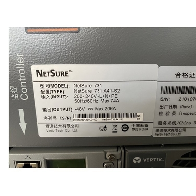 Vertiv 48Vdc 組み込み電源システム 19インチ 通信機器 ネツーレ 731A41 200A スイッチ電源