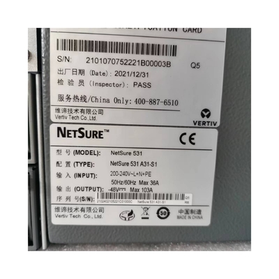 Vertiv 19インチ 組み込み電源システム Netsure 521A31 スイッチ電源 150A DCシステム