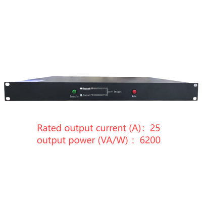 220V 双スイッチ STS 単相リレー 静的送電スイッチ STS25S / STS25D 25A の電流範囲