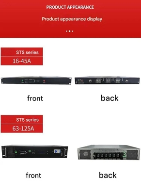 220V出力 STS 双入力静的転送スイッチ 単相 16A / 25A / 32A / 40A/45A