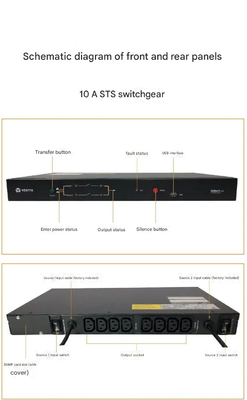 STS 10AUF-LTS10-1P 過負荷容量を持つ自動切換電源