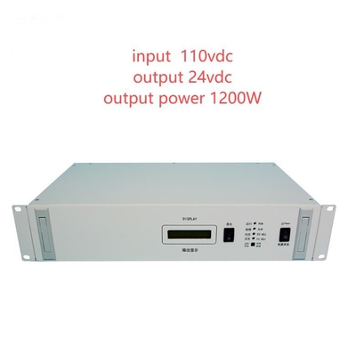 19インチラックマウント RCT2000Dシリーズ 隔離 DC DC変換器 入力 110vdc 出力 24vdc 1200W D50-10-14