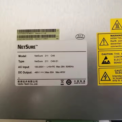 Emerson / Vertiv 48V 80A 組み込み電源システム NetSure 211 C46-S1