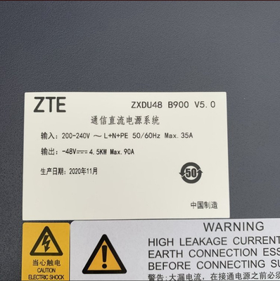 ZTE ZXDU48 B900 V5.0 通信電源 DC電源システム 48V90A ACから直接通信機器へ