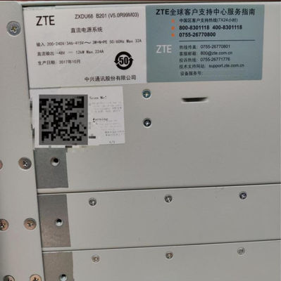 高効率 Zte -48v 200a 電気通信電源システム Zxdu68 B201 組み込み