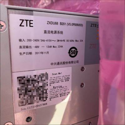 高効率 Zte -48v 200a 電気通信電源システム Zxdu68 B201 組み込み