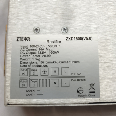 ZTE 48V 48/1500w ZXD1500v4.0 48v 3000w 48v 220v ACから48v DC直直電モジュール