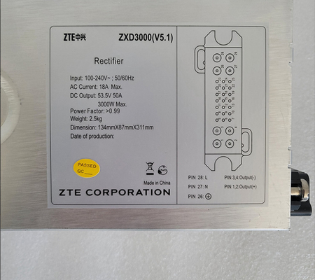 ZTE ZXD3000 V5.6 V5.5 通信電源モジュール 48V50A AC-DC 高効率整流器 3000W