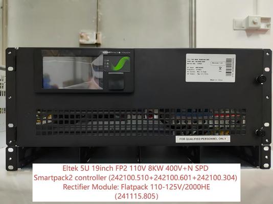 Eltek Flatpack2 110Vdc 8KW DC電源システム CIO20405.XXX Flatpack 110-125V/2000HE 241115.805 241119 を搭載したシステム805