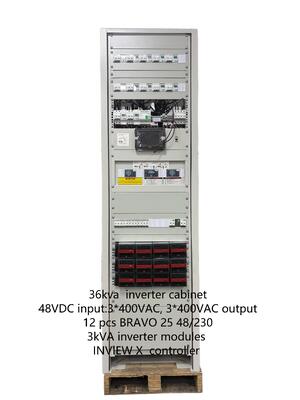 CE+T 36KVA AC DCインバーターキャビネット BRAVO 25 48/2303PH 36KVA 24KVA 12KVA システムキャビネット
