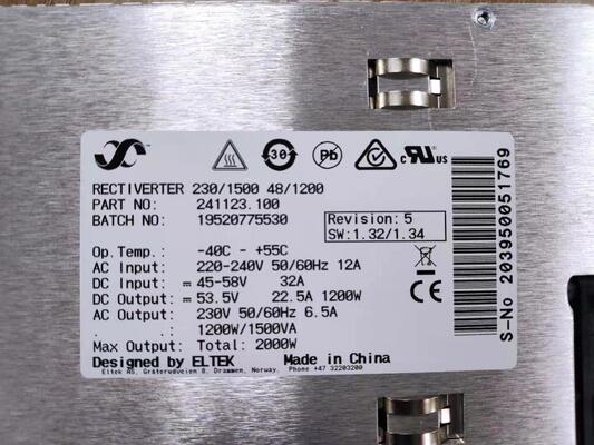 Eltek DC ACインバーター レクティバーターモジュール 115V/750VA 48V/600W 高効率電力変換