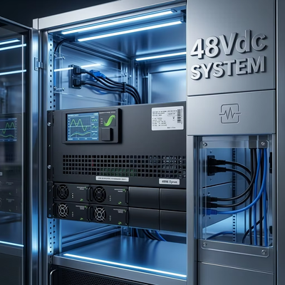 FP2 48V 12KW 6KVA 230V 5U SPD電圧過剰保護付きベースステーション用の組み込み電源システム