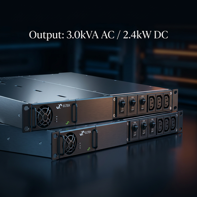 ホットプラグ可能なELTEKリクティバーター 3KVA 6KVA データセンターとICTインフラストラクチャのためのシステム