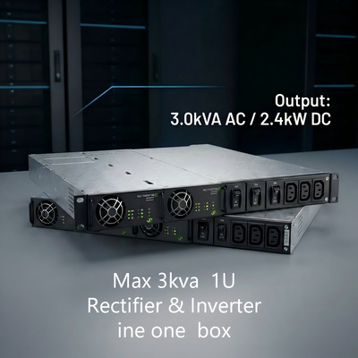 ホットプラグ可能なELTEKリクティバーター 3KVA 6KVA データセンターとICTインフラストラクチャのためのシステム