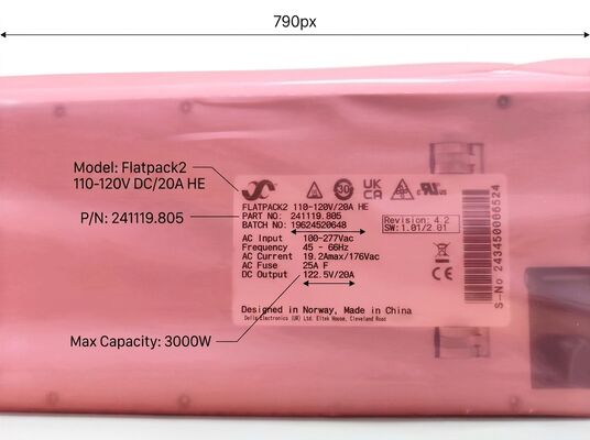 Eltek Flatpack2 3000W 高効率整流モジュール 1Uフォームファクタ電源ソリューション