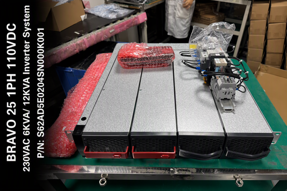 産業用 110Vdc～277Vac モジュラーインバーター 6KVAシステム 純弦波出力
