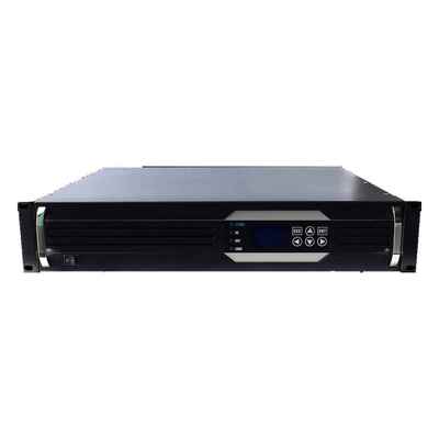 6KVA 125VDCから220VACラックマウントインバーター 4800W 純粋正弦波通信用電源 4個のC13コンセント付き カスタムメイド