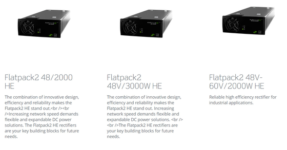 電気通信の整流器システムFlatpack2 48V/24kW