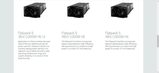 48V 5.4kw Eltek Flatpack S 1U 241122.125のCTOS0301.1319電気通信OLT装置