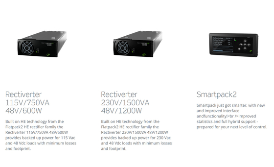 Rectiverter Eltekの電気通信のパワー系統拡張可能な120kW 230/400VAC 3段階の大きいシステム