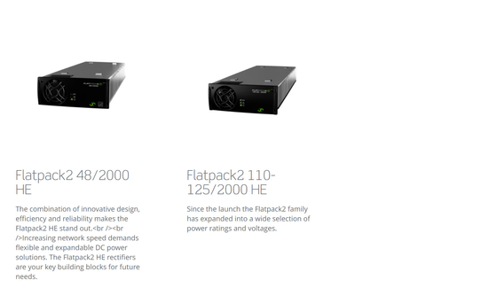 Eltek Flatpack2の壁箱のFlatpackのパワー系統24VDC 30VDC 48VDC