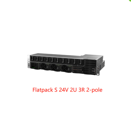 3つの整流器Flatpack S 24/1000HE FlatpackS 24/1800HE （MFGS0302.001 MFGS0302.002）とのEltek Flatpack S 24V 2Uの高さ