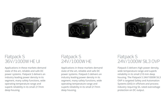 Eltek Flatpack S 3Uシステム24V 3*2 KWのDC電源セリウムUL