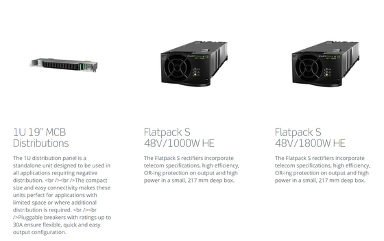 密集した彼Eltek Flatpack S 1Uのパワー系統3KW 5.4KW 230VACの単一フェーズ