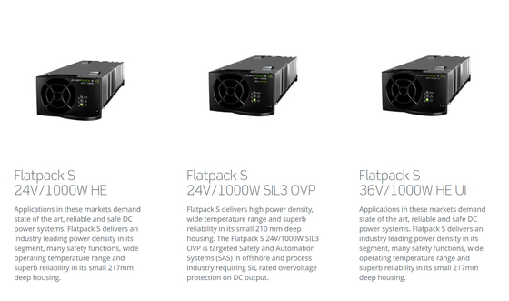 Eltek Flatpack S Wallbox力の棚24V 36V 48Vdcの広範囲の監視