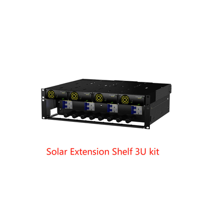 6.4KW 12.8KW Eltek力の電気通信のハイブリッド システム太陽延長キット3Uの棚