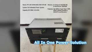 Eltek レクチバータ 12KW DC 6KVA AC 電源システム