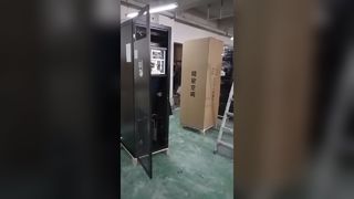 精密エアコン梱包展示